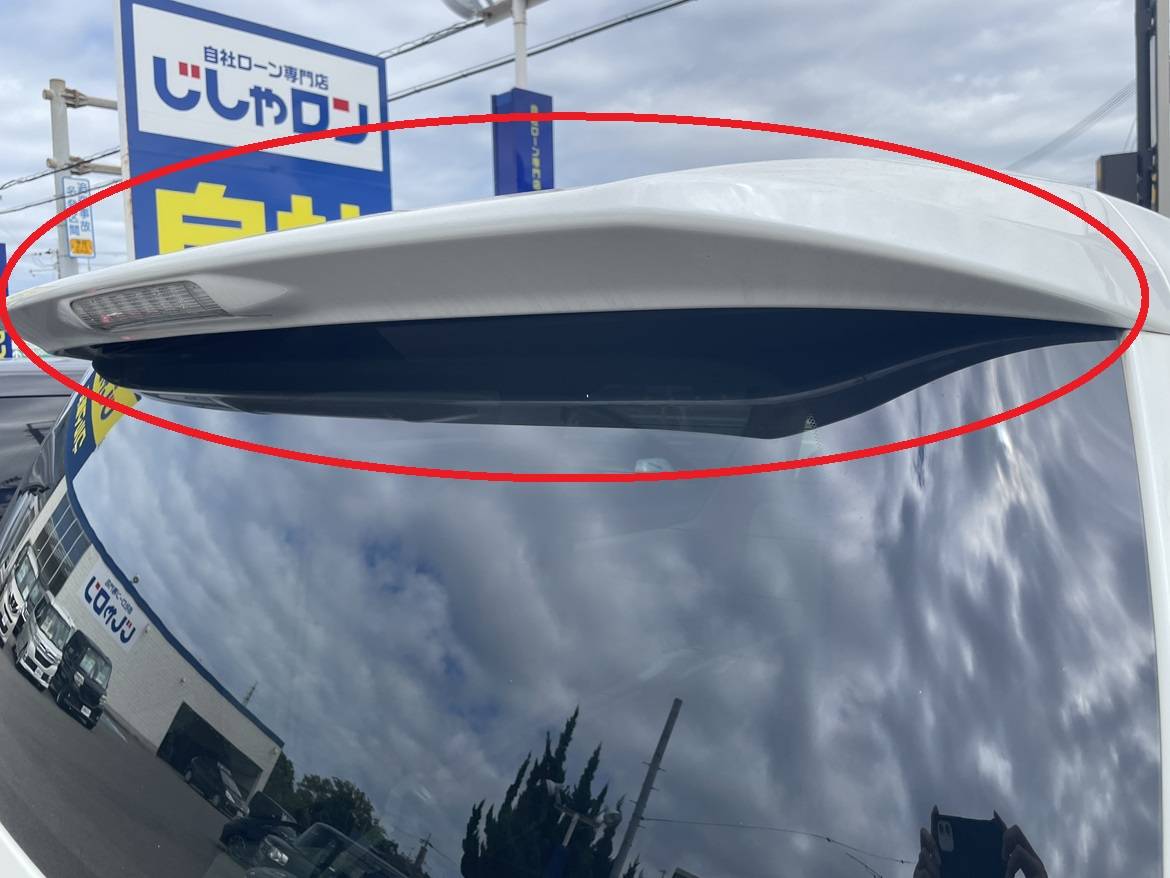 車の後ろにあるこの羽根みたいなものは？？