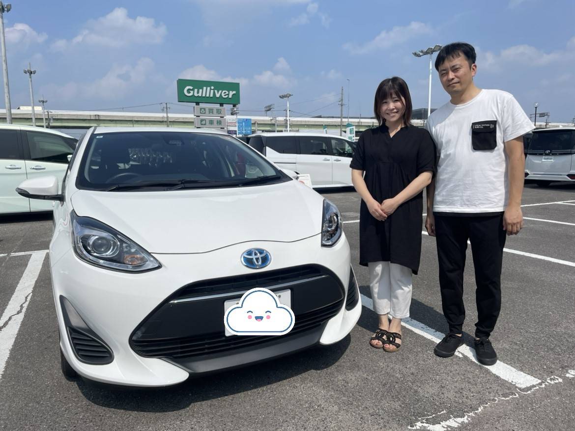 【☆☆祝☆☆】トヨタ アクア御納車おめでとうございます！！