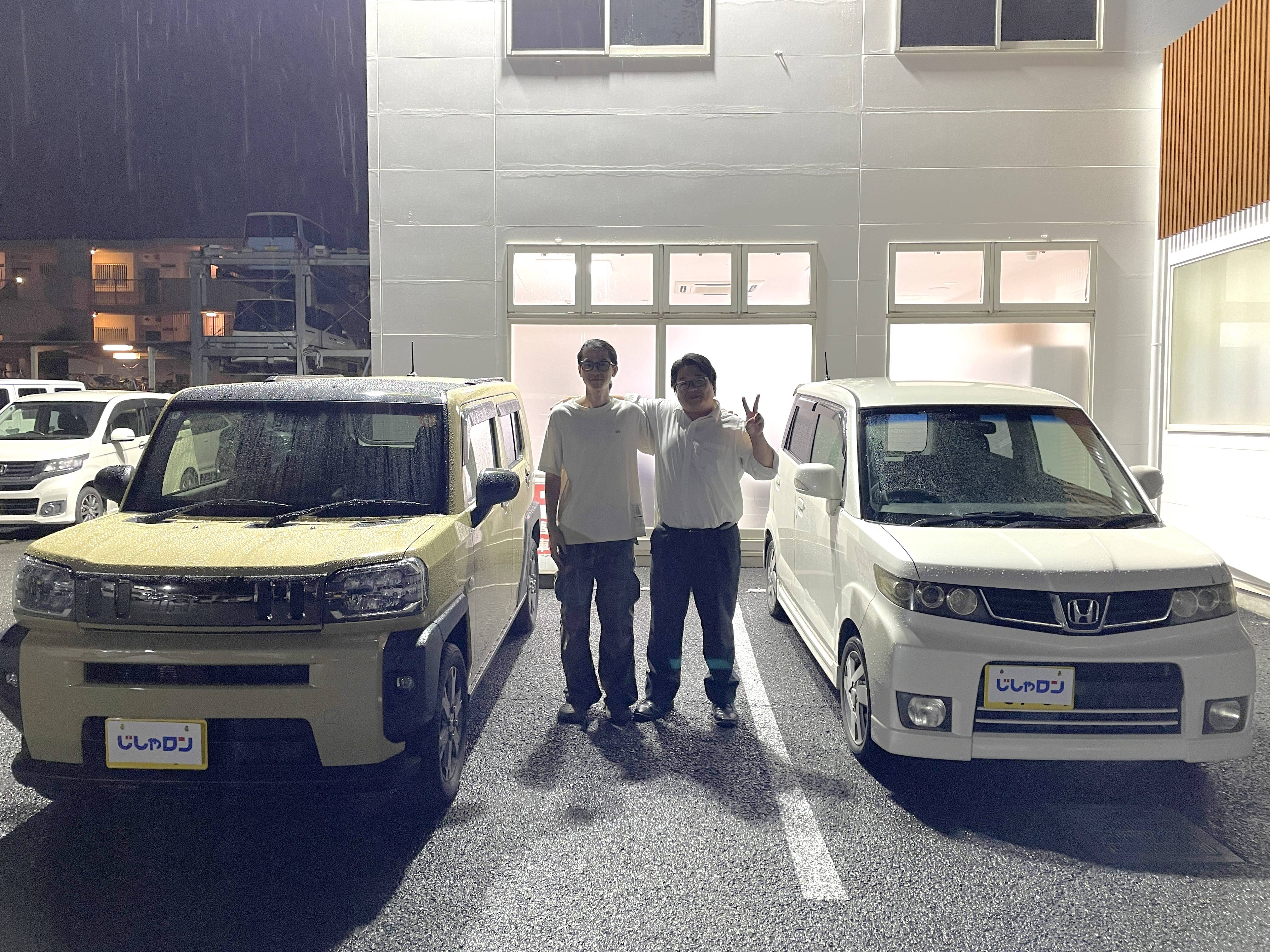 ☆　H様　ご納車おめでとうございます！☆【埼玉、東京のお客様　自社ローン専門店じしゃロン川越店まで】