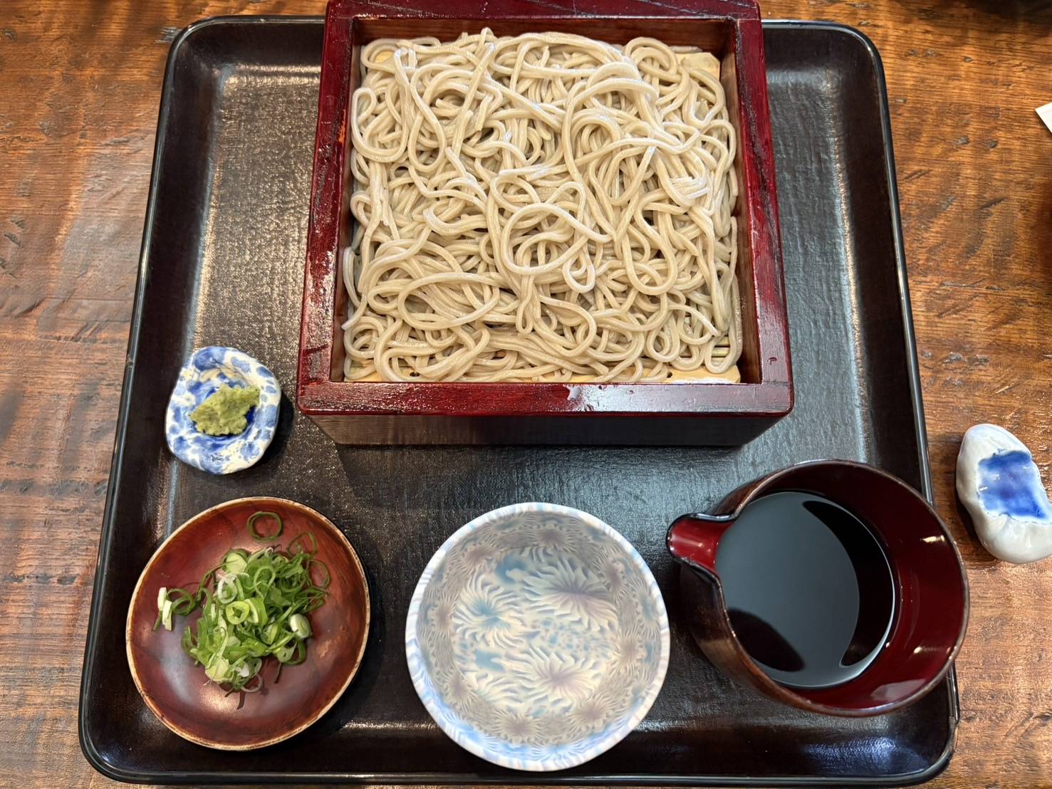 そばを食べました。