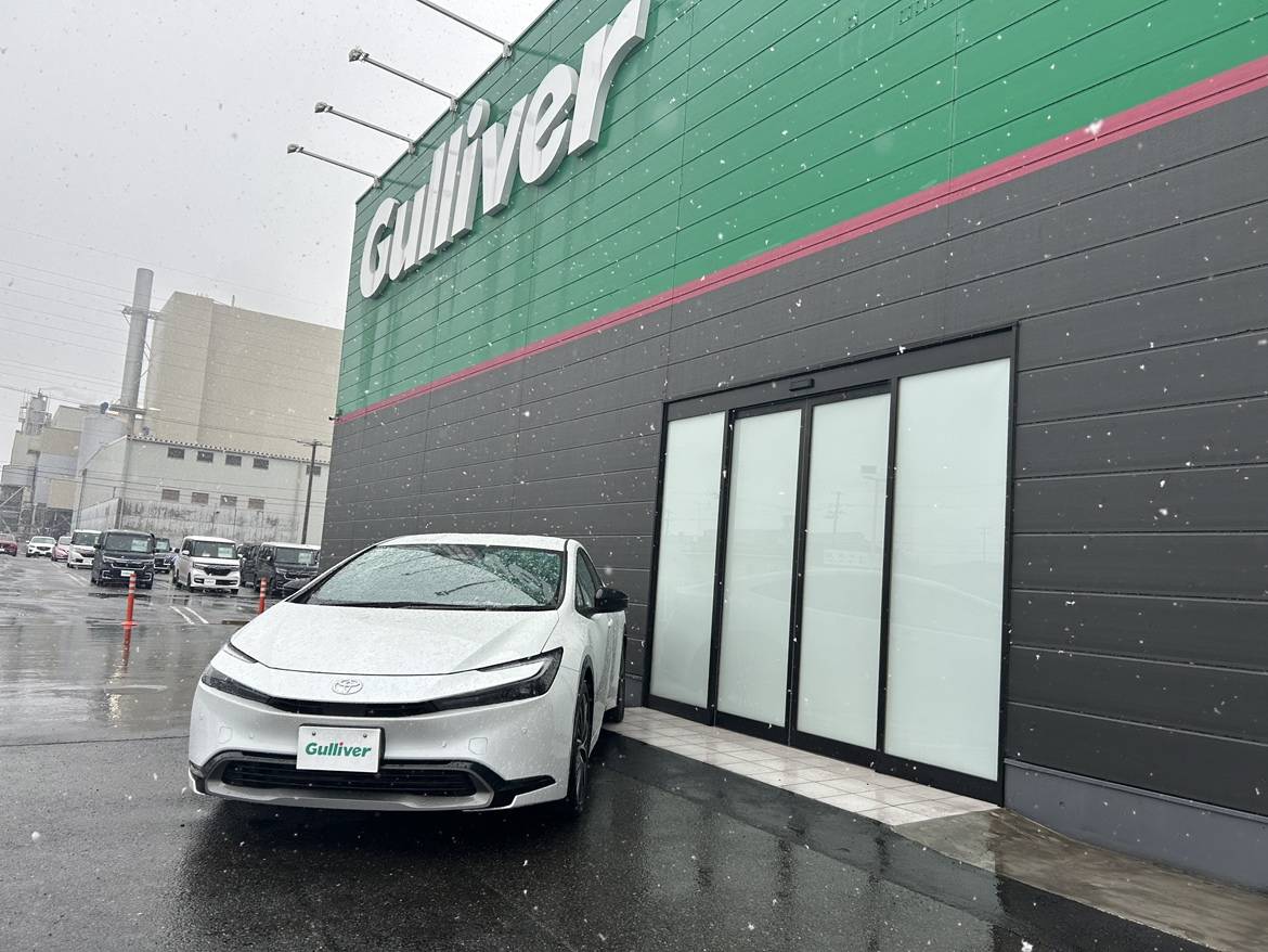 いわきは雪が降っています！