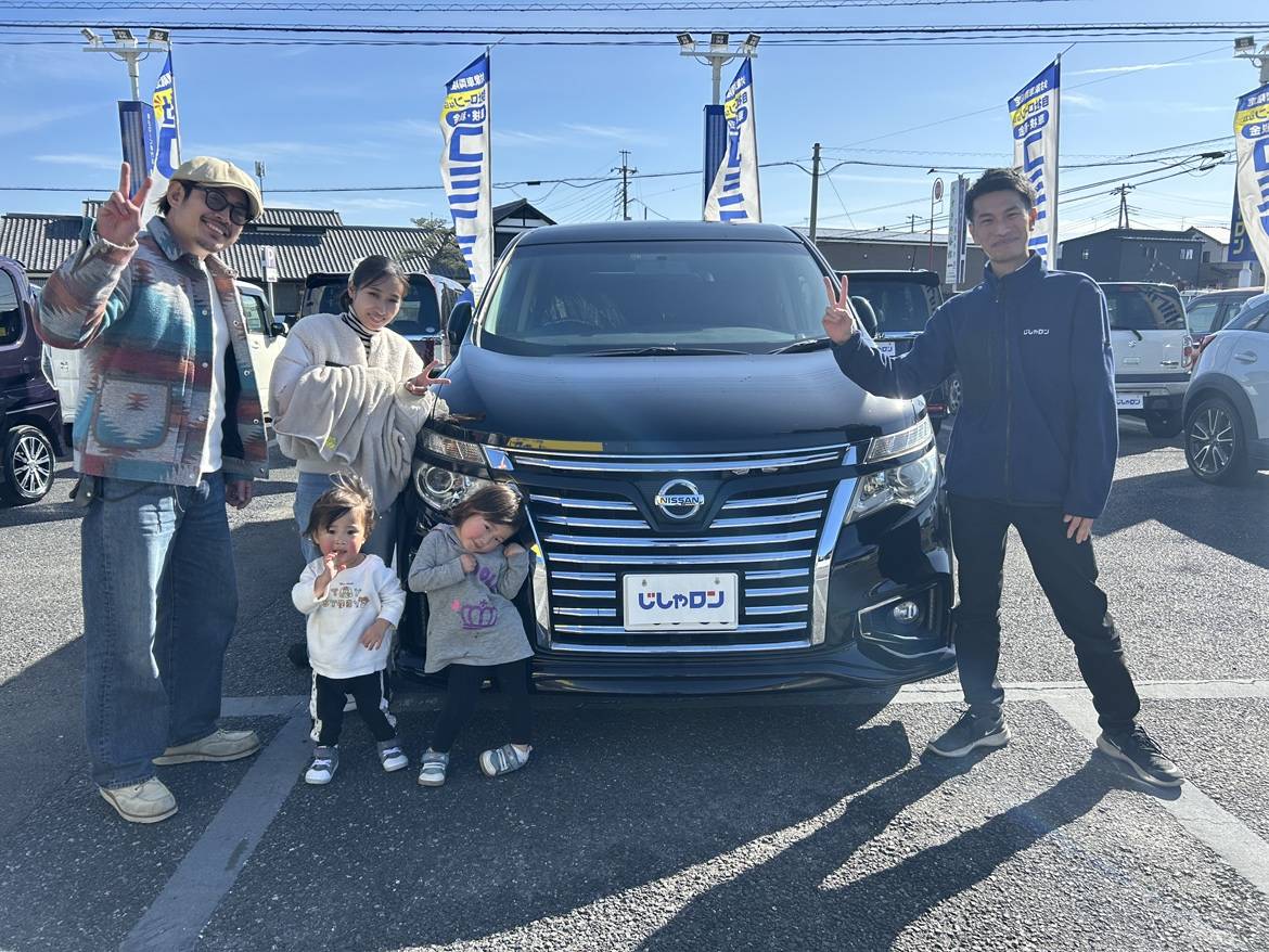 ◇ご納車◇エルグランドをご納車させて頂きました！