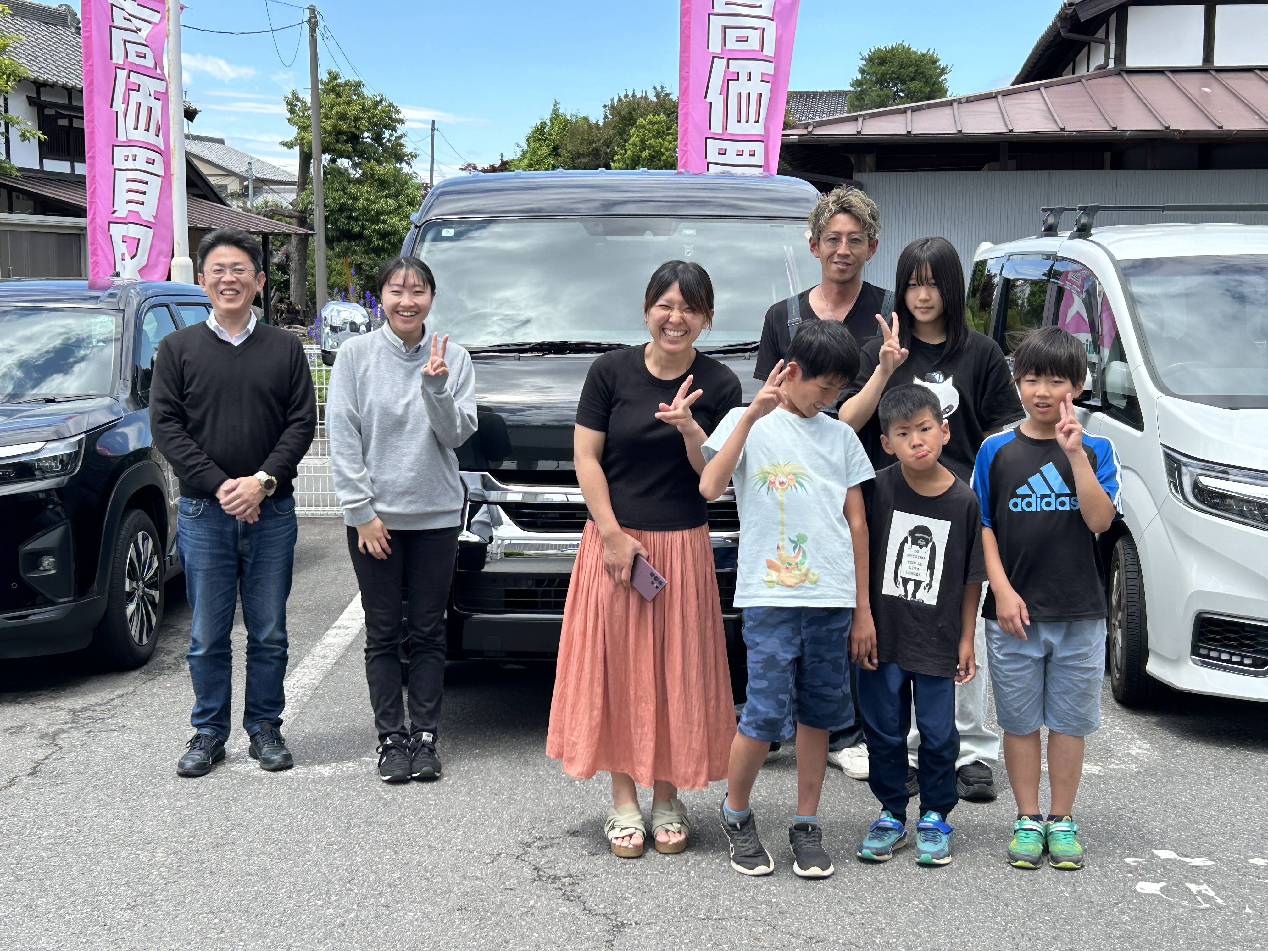 ☆W様　ハイエースのご納車誠におめでとうございます！！☆01