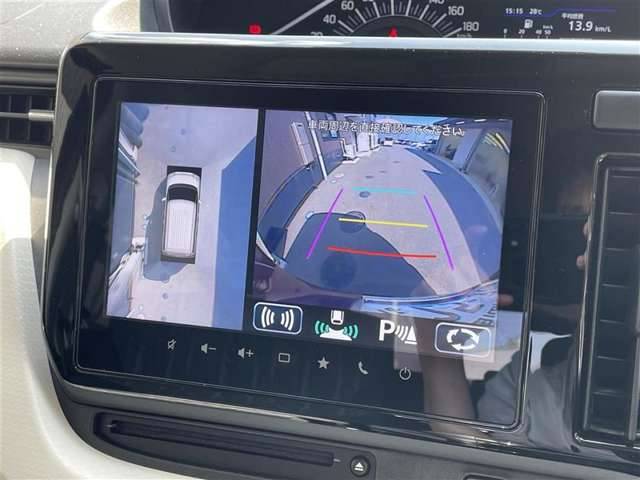 駐車時以外も活躍する！全方位カメラ01