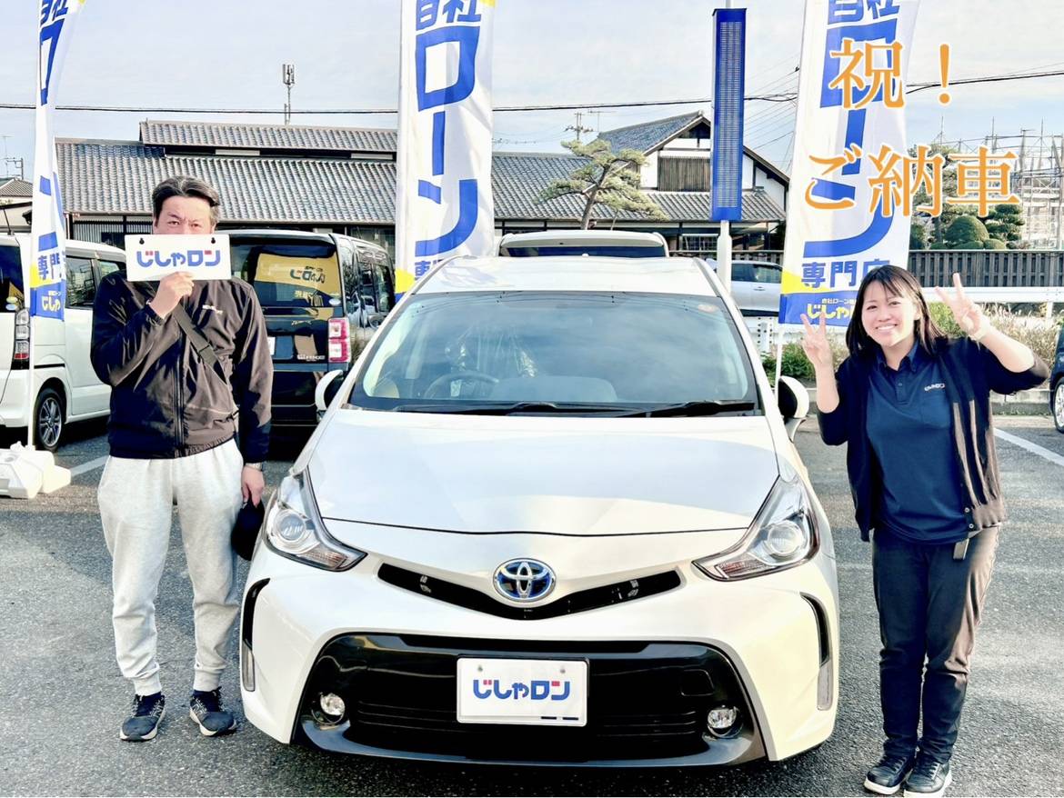 ◆ご納車◆プリウスαをご納車させていただきました！