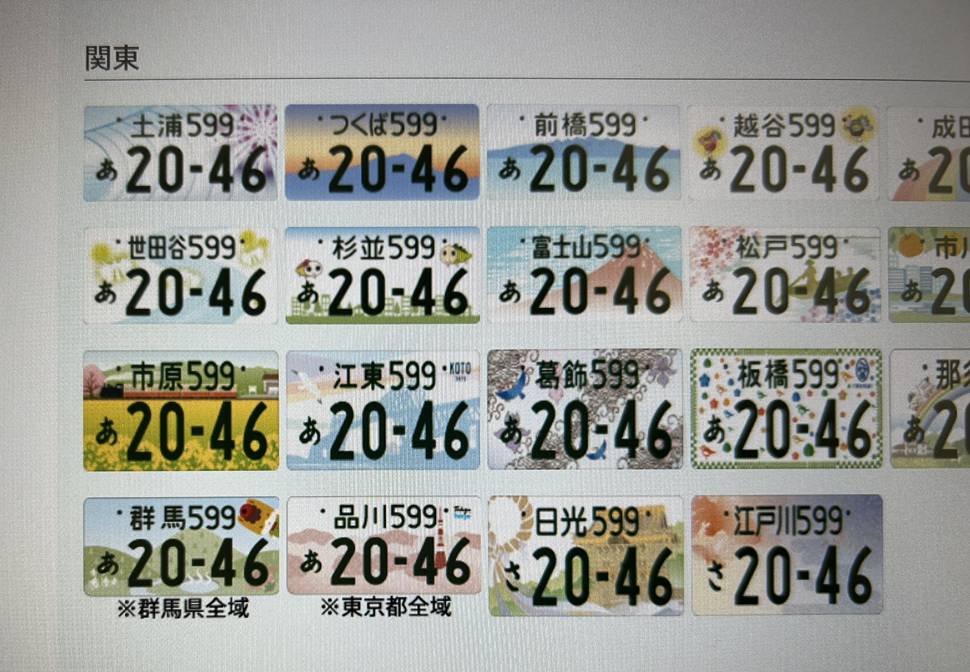 希望ナンバーについて