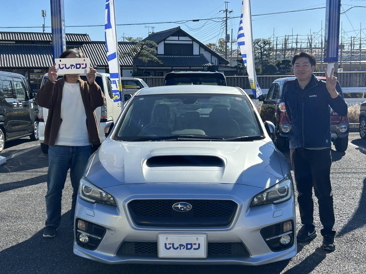 ◆ご納車◆WRX　S４をご納車させていただきました！
