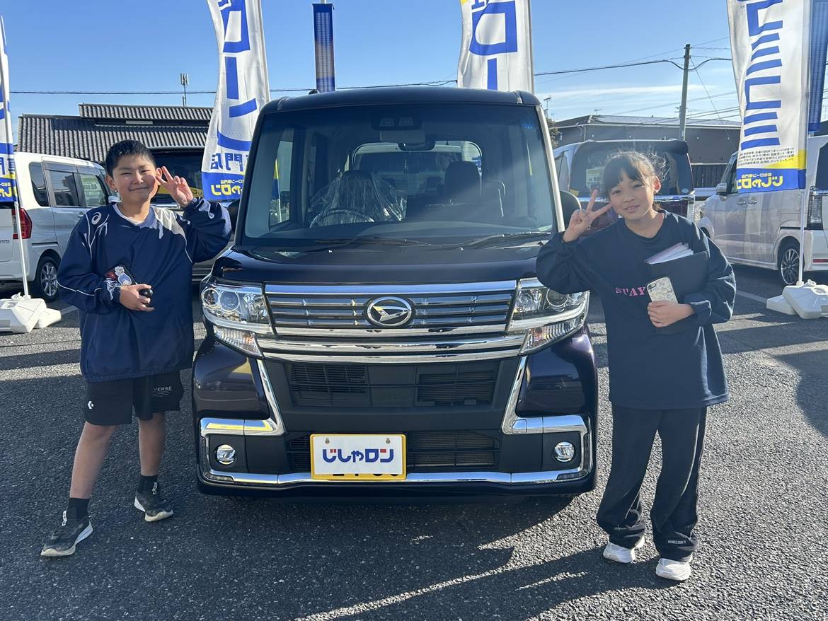 ◆ご納車◆タントをご納車させていただきました！