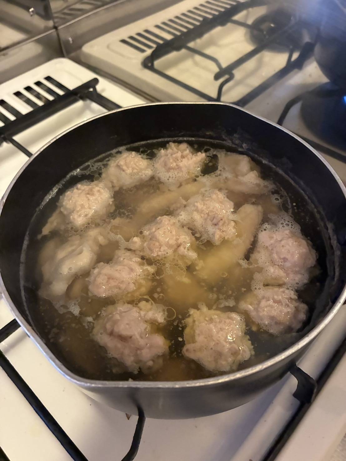 鶏の清湯スープを作りました！