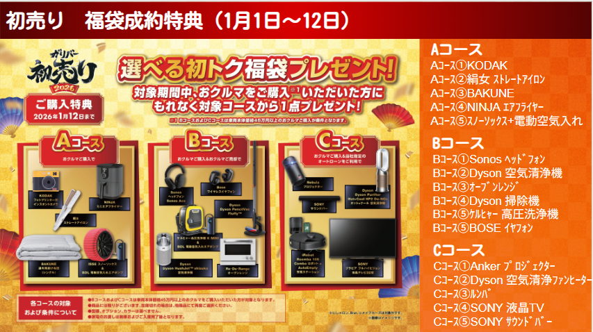 新年初売りスタート！！！01