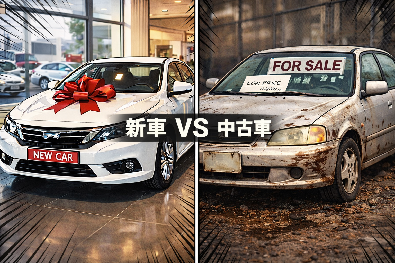 徹底比較：新車と中古車、どちらがあなたのライフスタイルに合うか