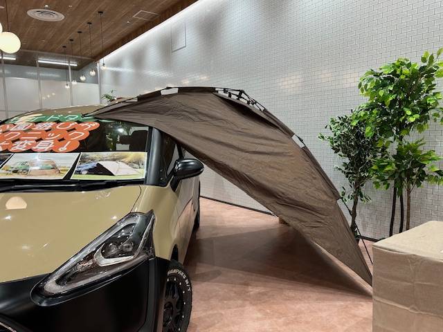 アウトドア派にオススメ「カーサイドタープ」のご紹介