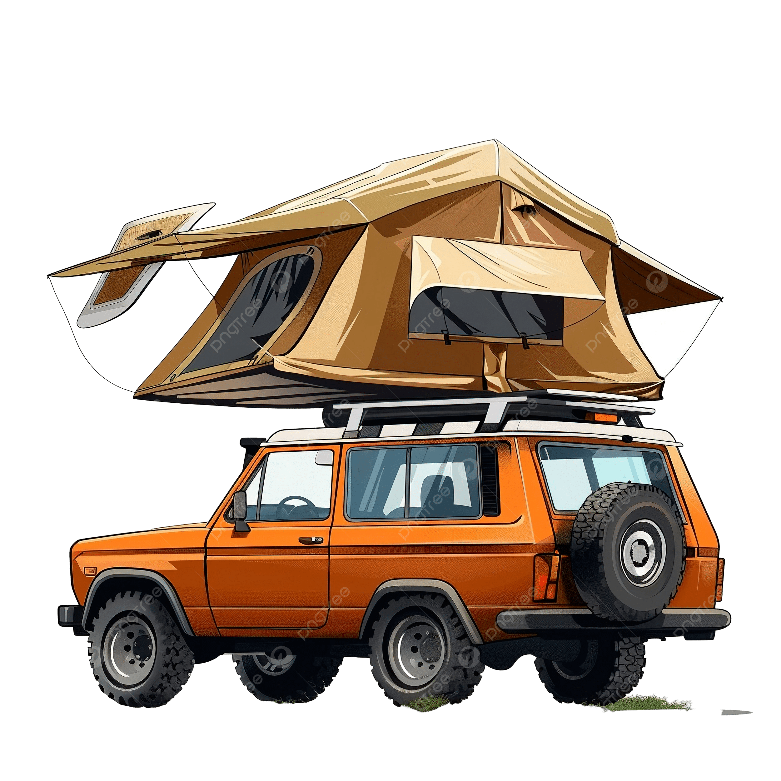 アウトドア派におすすめ！ルーフテントのご紹介！