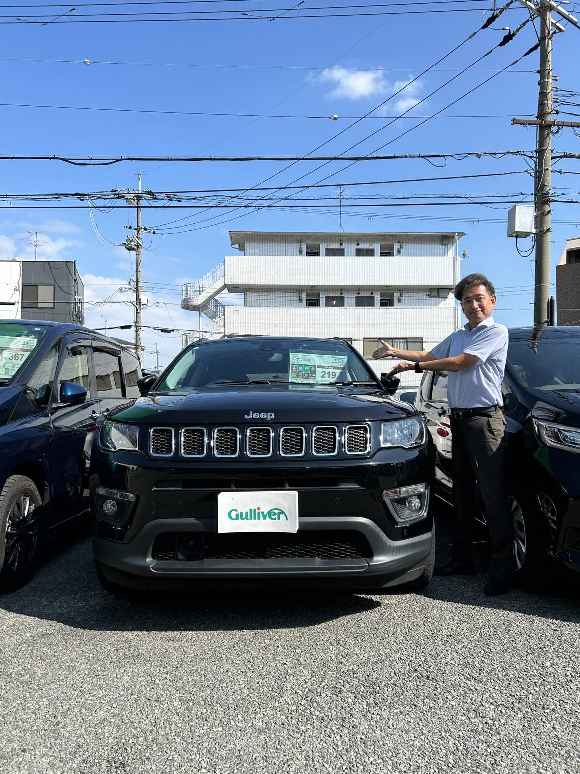 【鎌田のおすすめ車をご紹介】  ジープ コンパス ナイトイーグル（2020年式／ブラック）