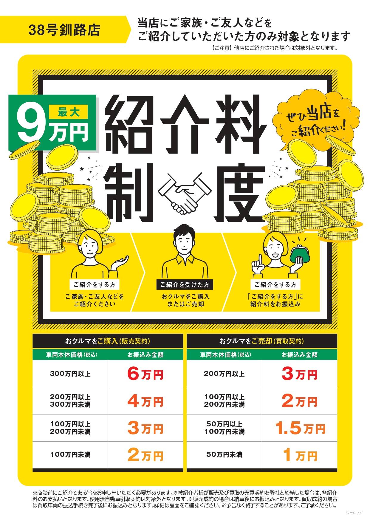 ガリバー【紹介料制度】　最大9万円がもらえる！？