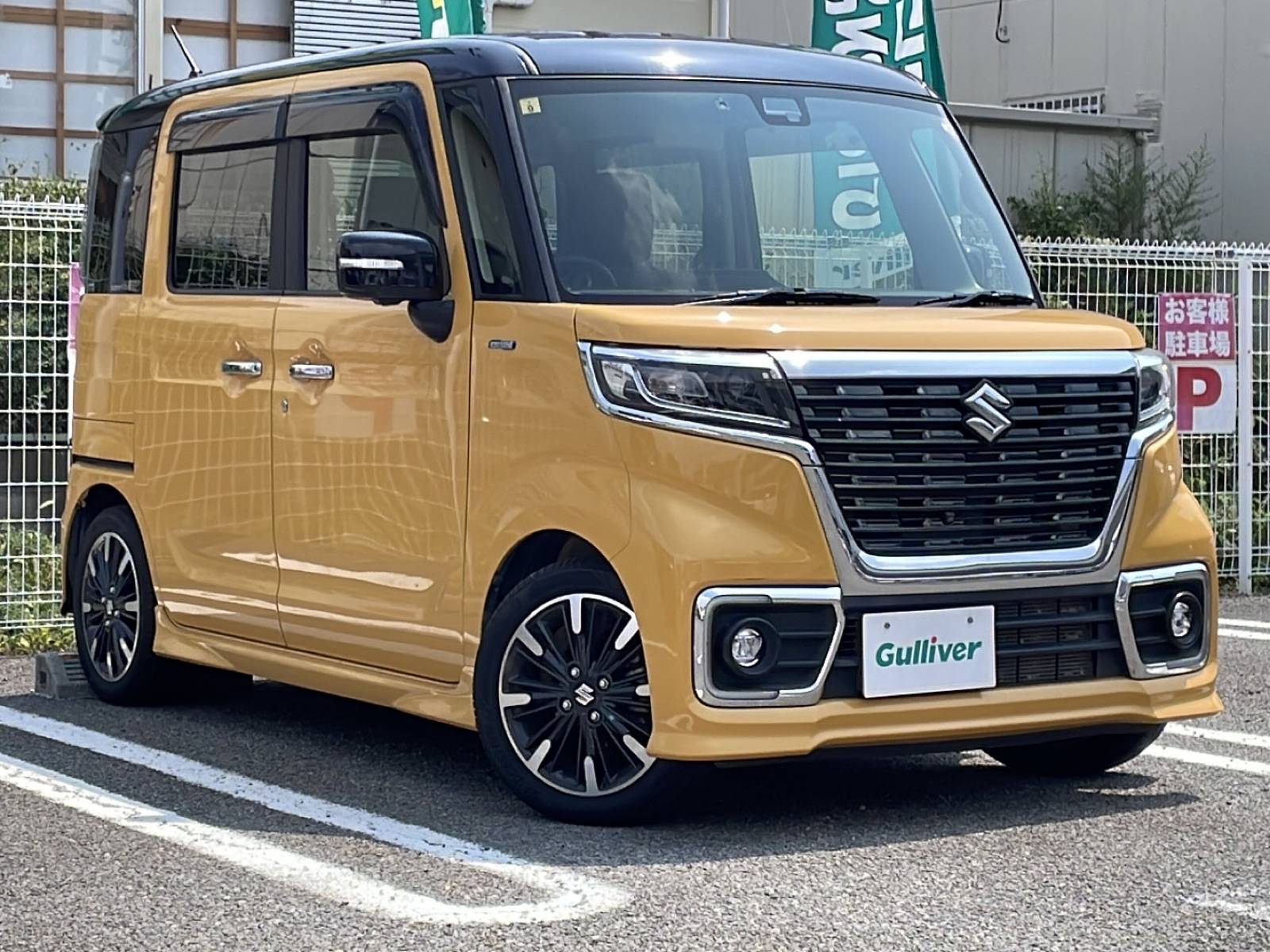 可愛い黄色に癒される。スペーシアカスタム HYBRID XSターボ