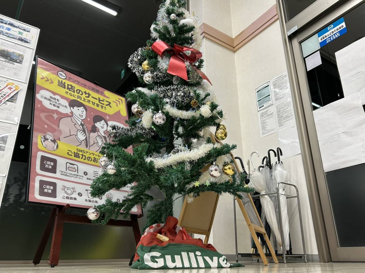 クリスマスツリー出しました！