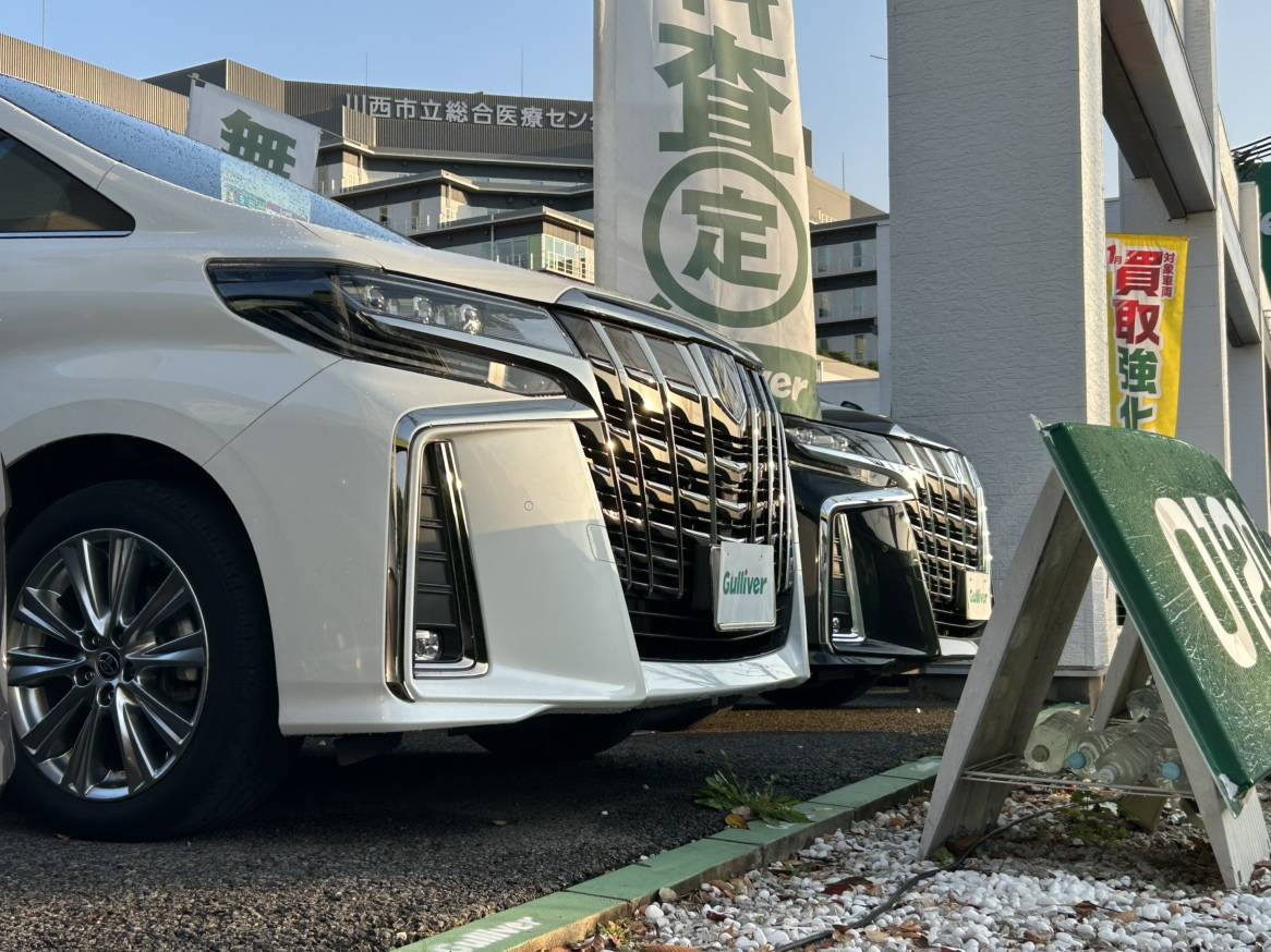 アルファード2台並んでます!