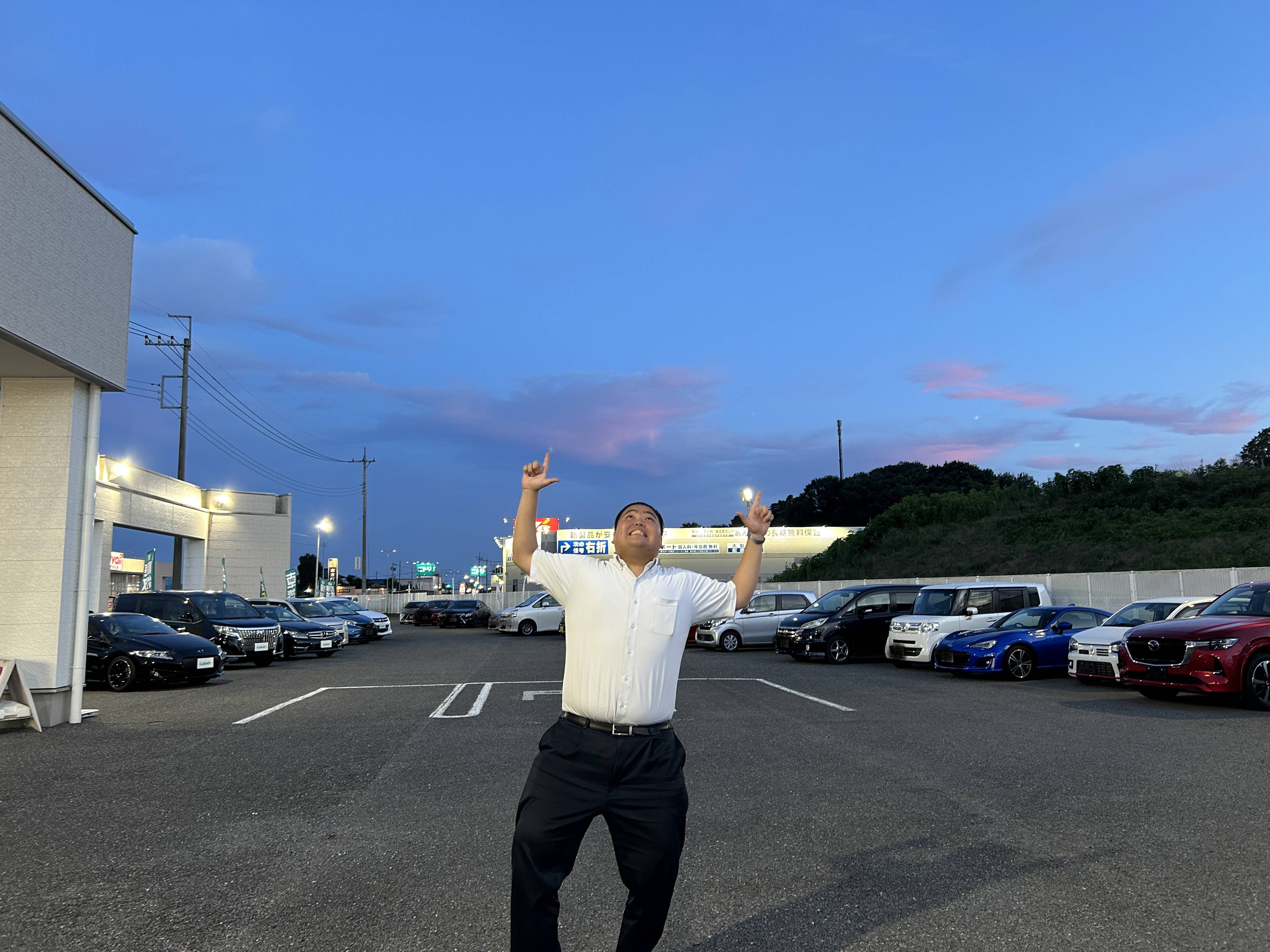 綺麗な夕焼けでした☆彡