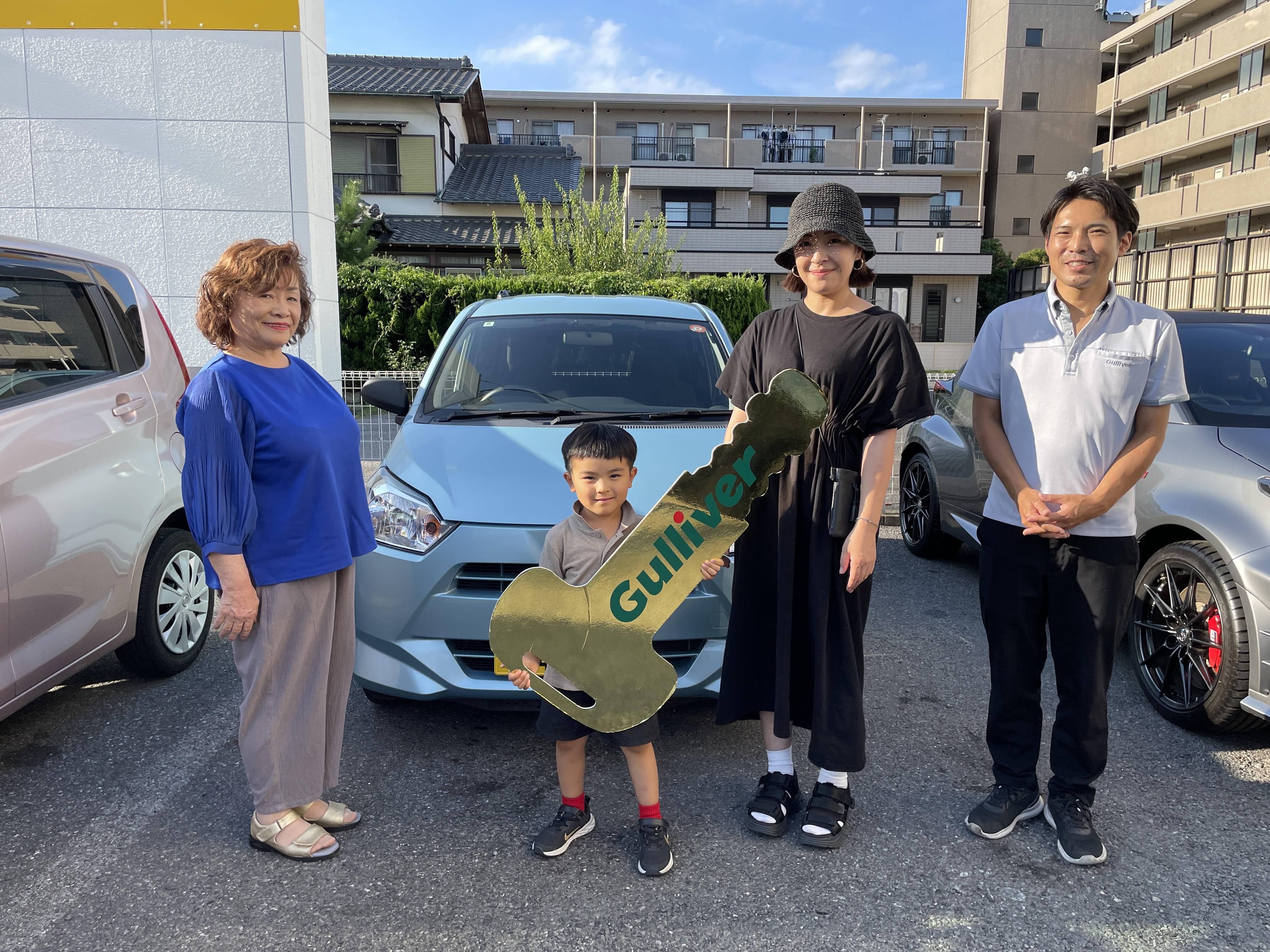 ★ミライースをご納車させて頂きました★
