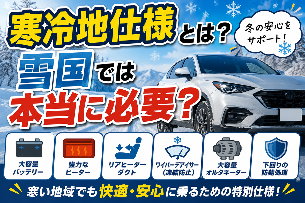 寒冷地仕様とは?雪国では本当に必要?