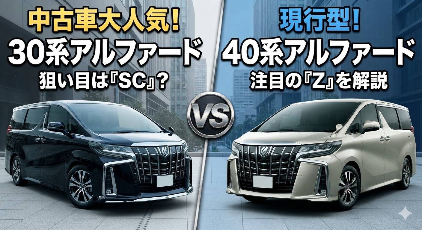 【アルファードのグレード紹介！】前型から現行まで、結局どれがいい？