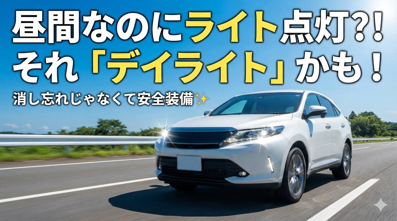 デイライトとは？昼間でも点いているライトの役割