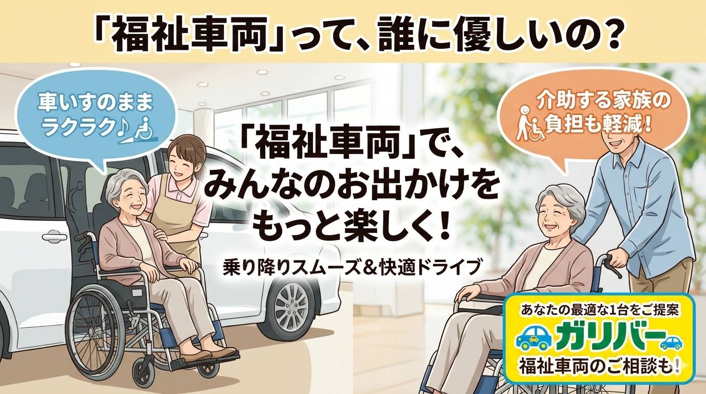 福祉車両のいいところとは？