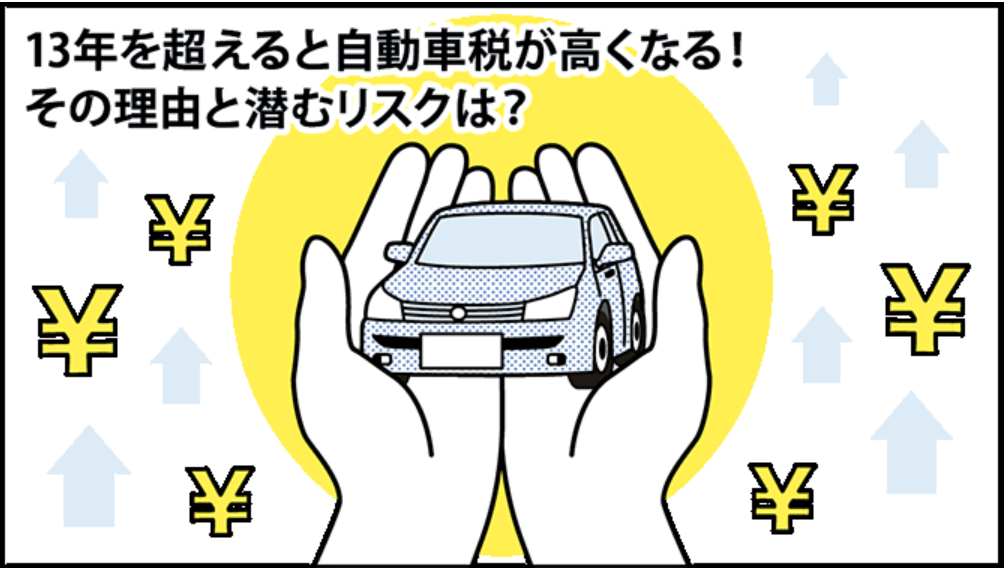 初年度登録から13年経過すると重量税が上がる？？
