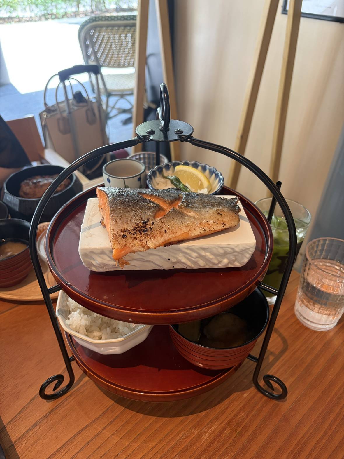 銀鮭定食のアフタヌーンティー