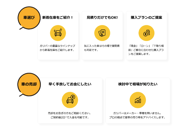 気軽でカンタン!おうちで車のご相談!ガリバーオンライン相談02
