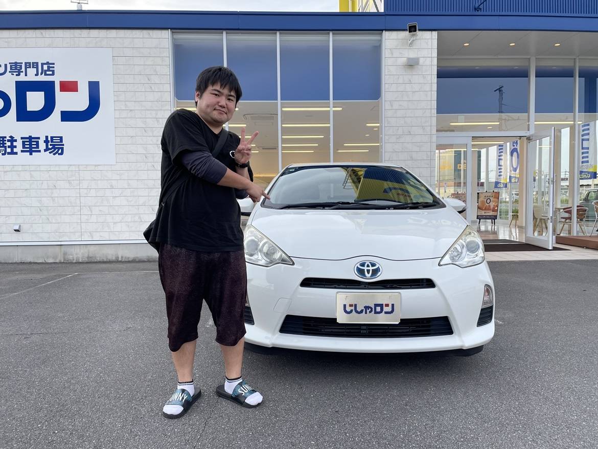 トヨタ　アクア　ご納車させていただきました！
