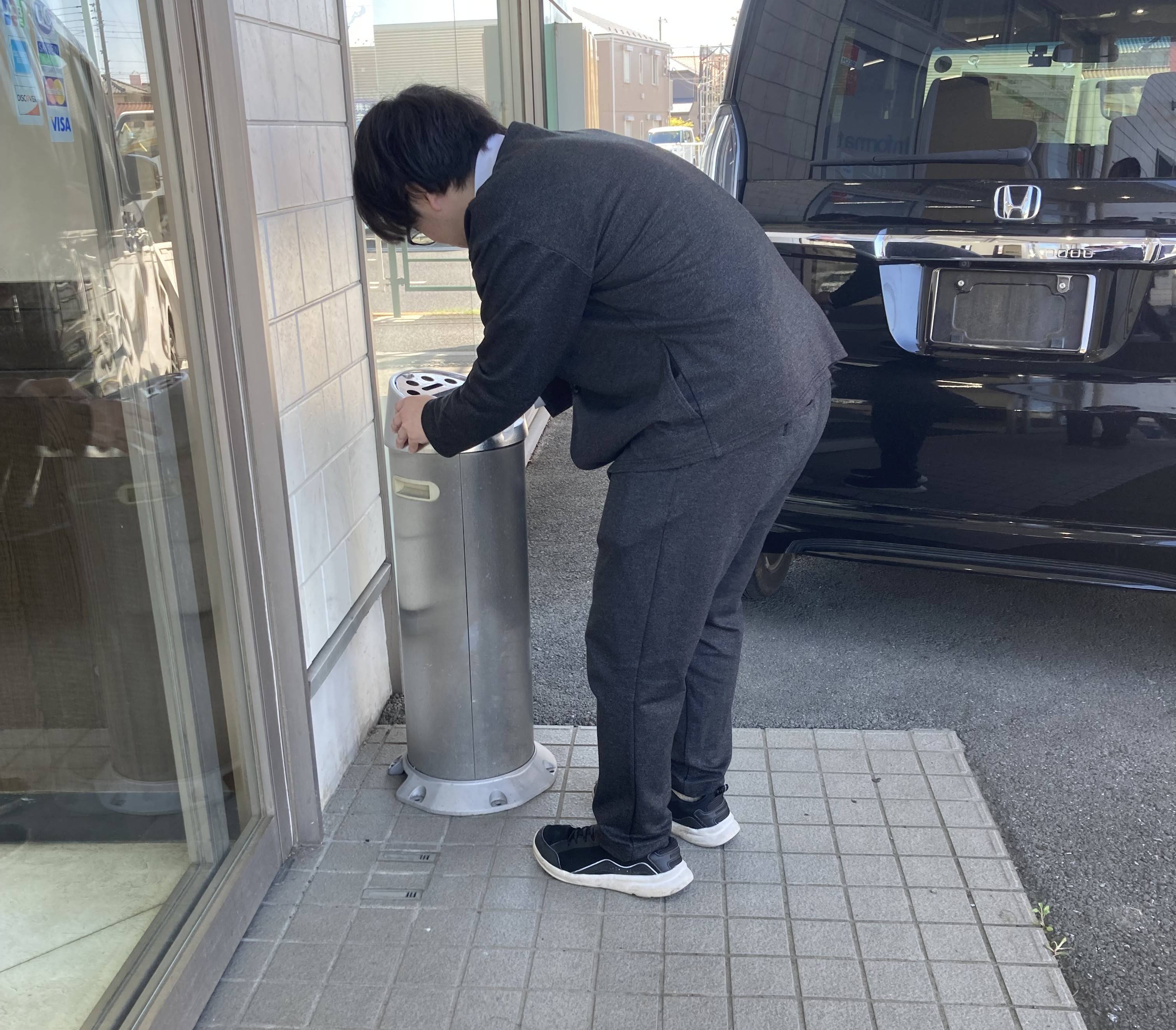 毎日掃除をしています！