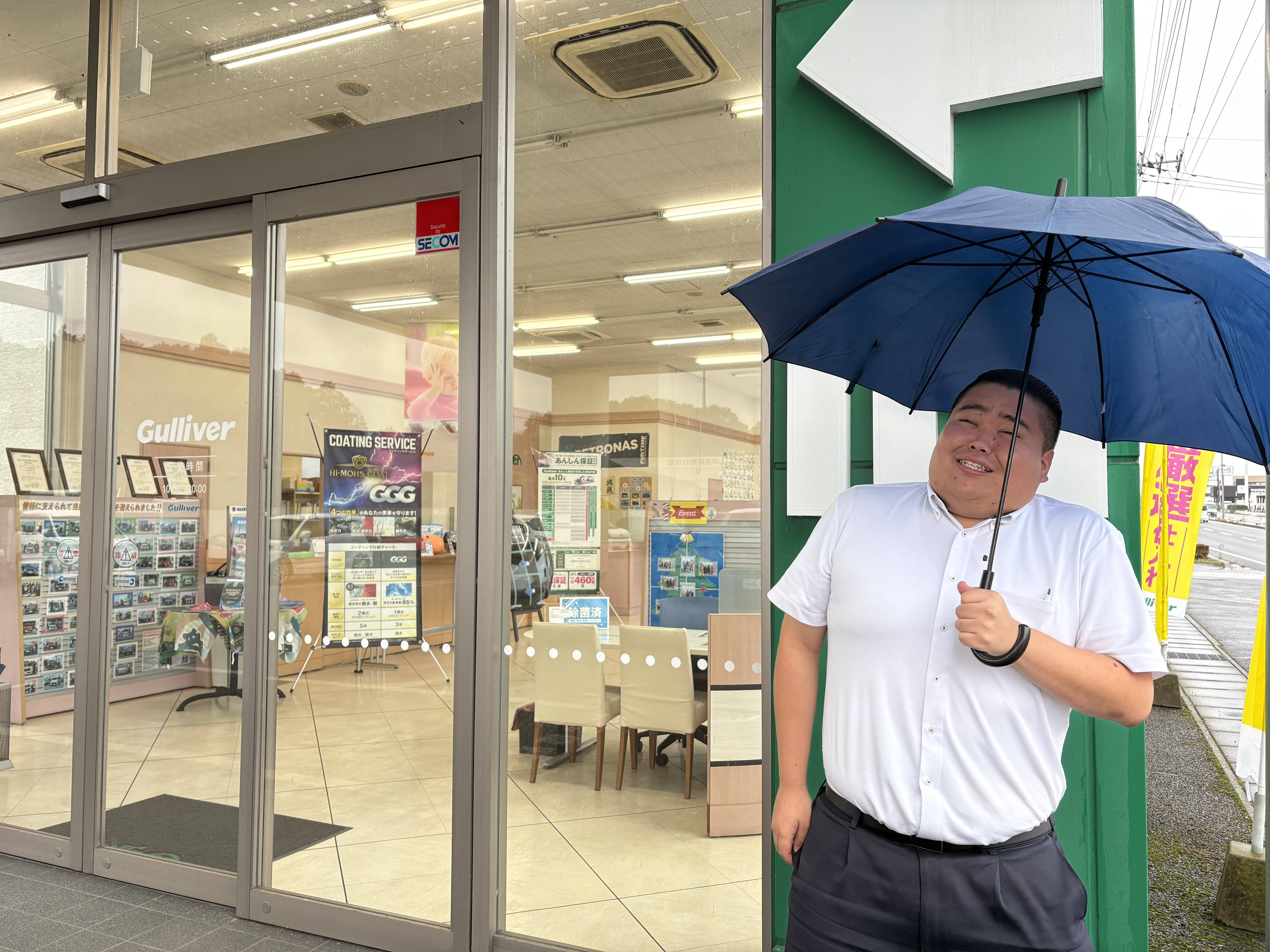 週末のご来店ありがとうございました!雨の日の運転に気をつけましょう