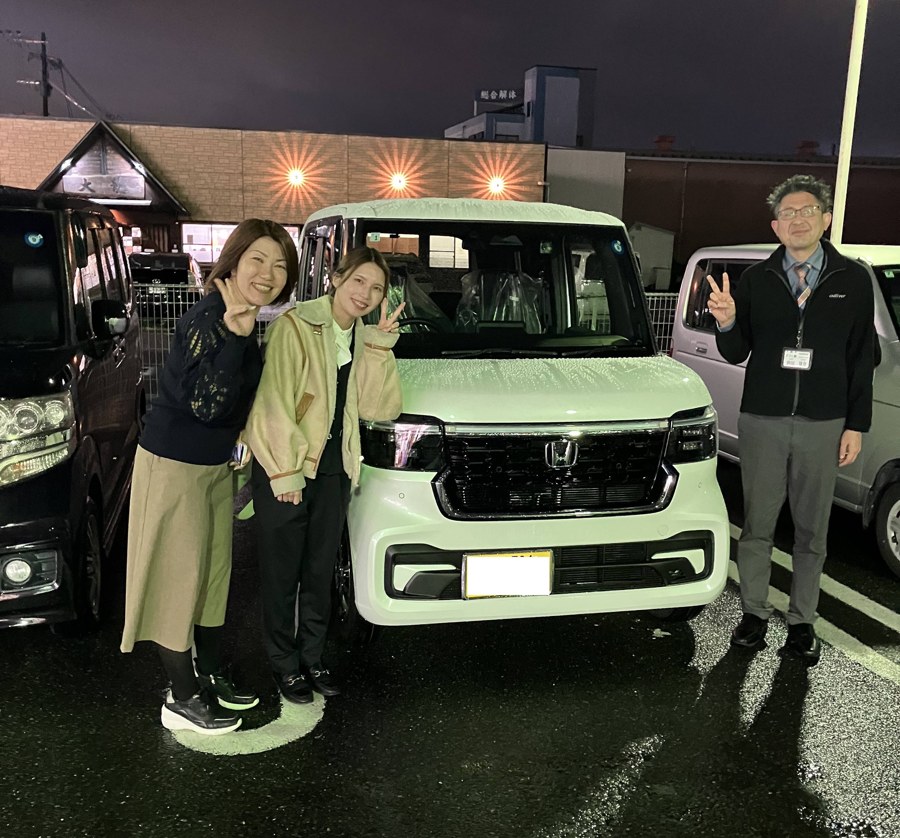 N-BOX納車させて頂きました。