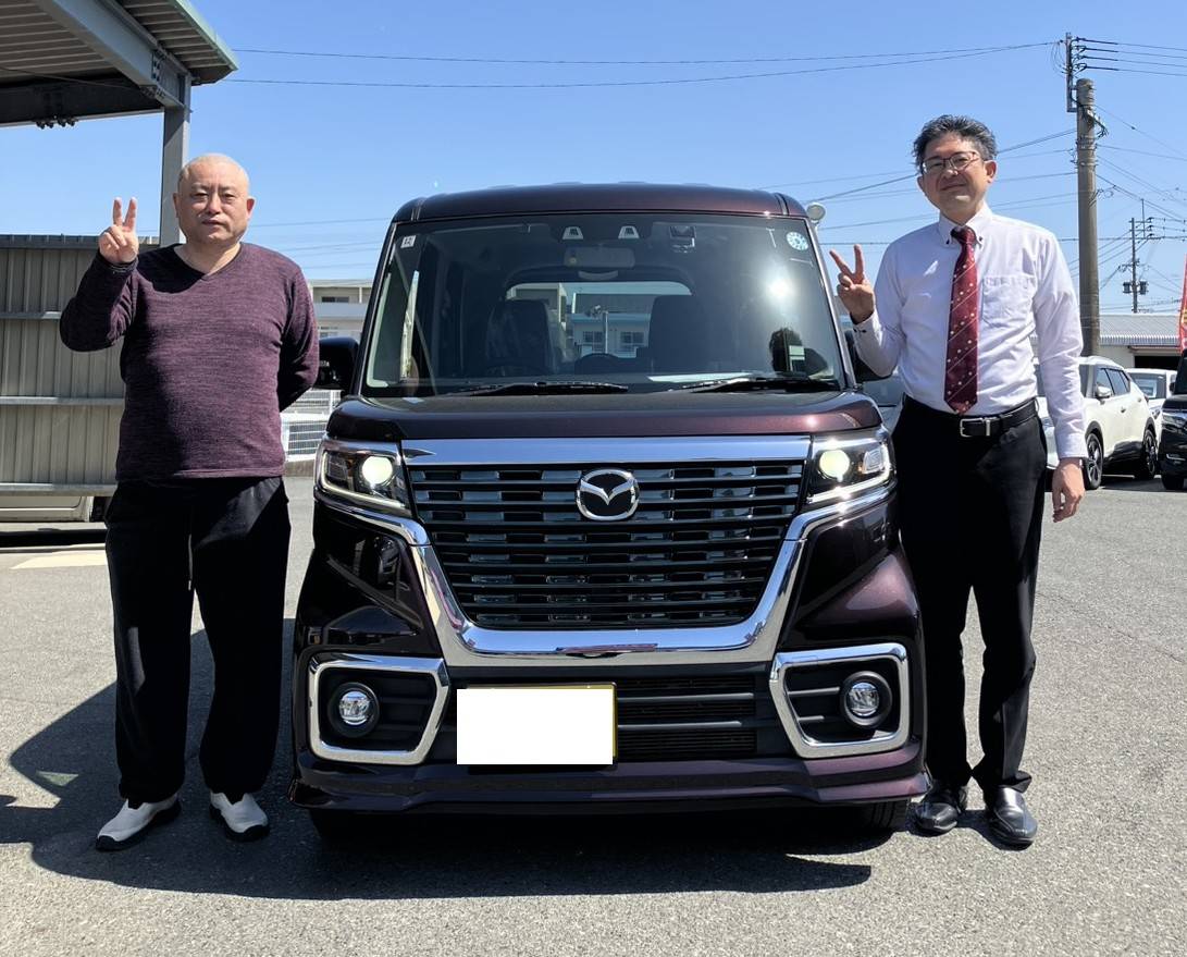 フレアワゴンカスタム納車させて頂きました。