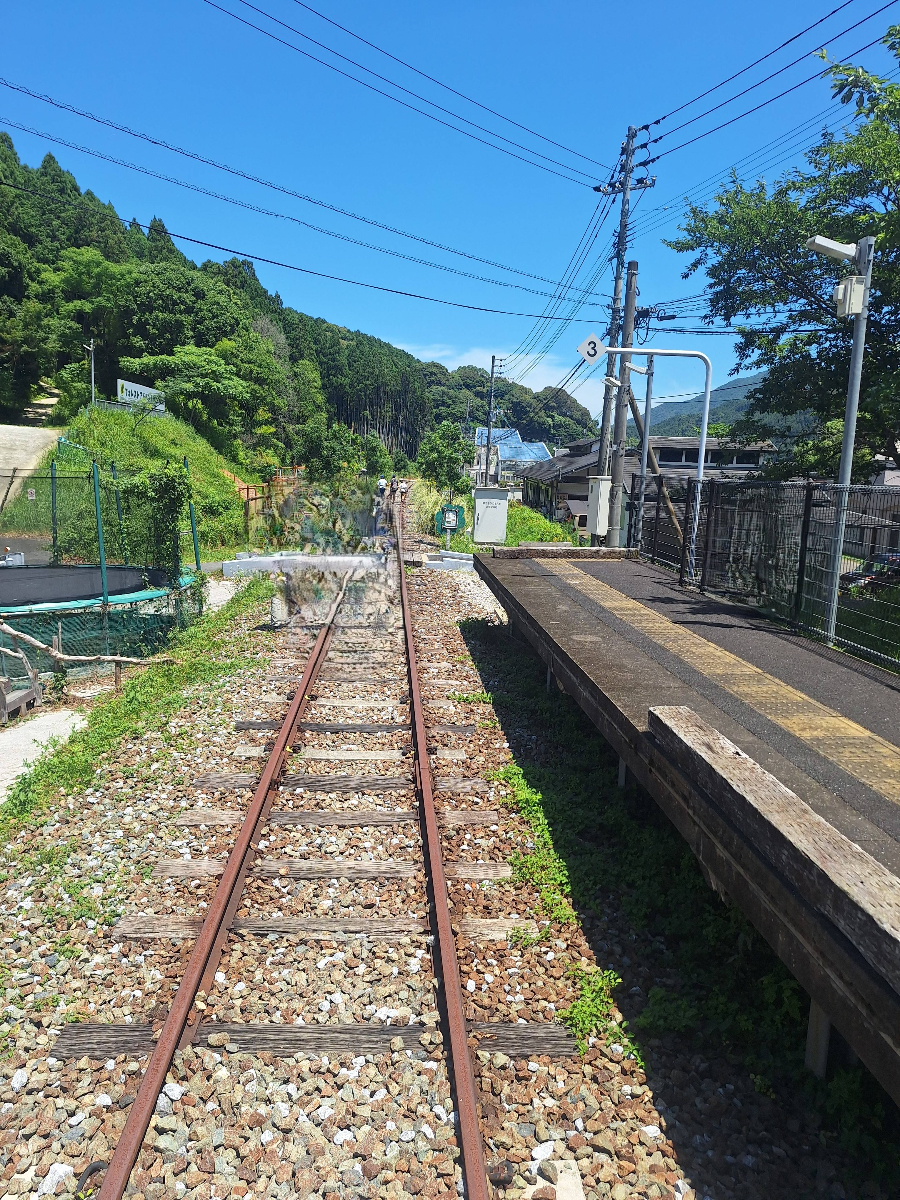 今は使われていない線路