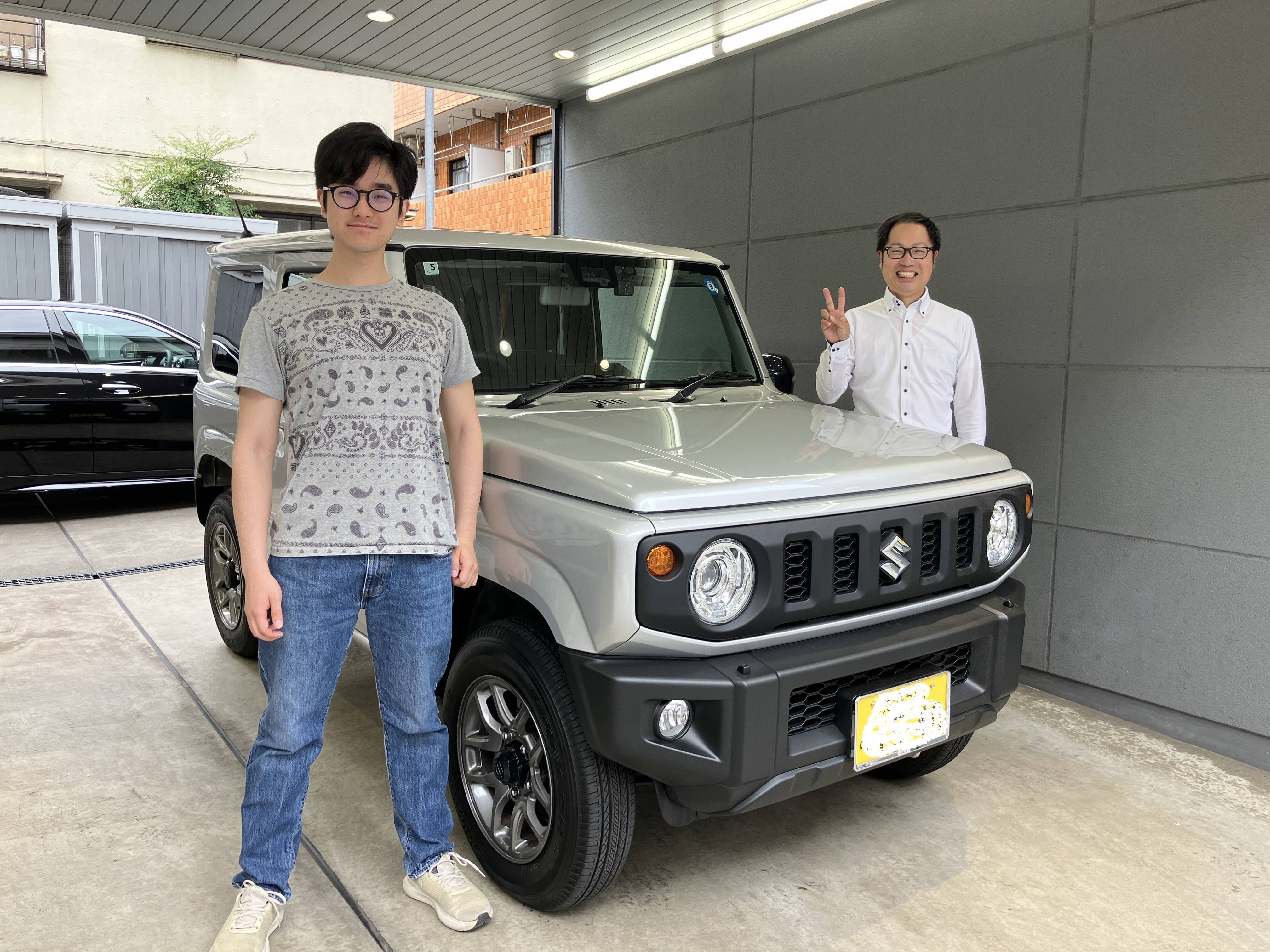 祝　スズキ　大人気ジムニーご納車です！