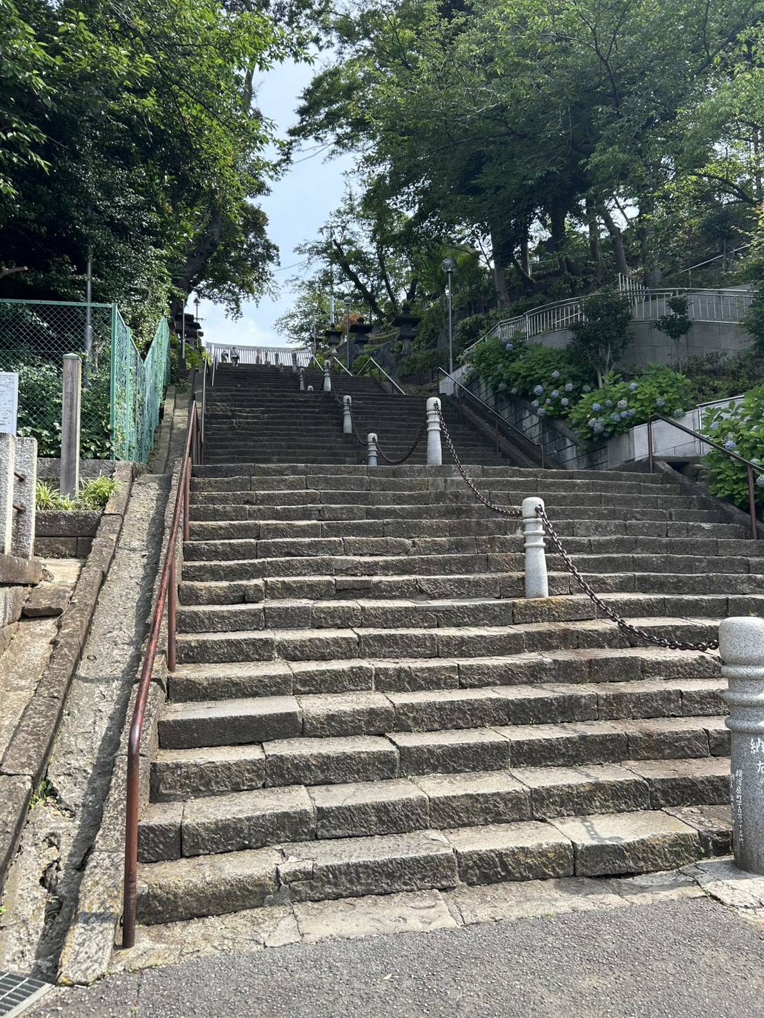 ダイエット中！！　　池上本門寺にて階段ダッシュ！！