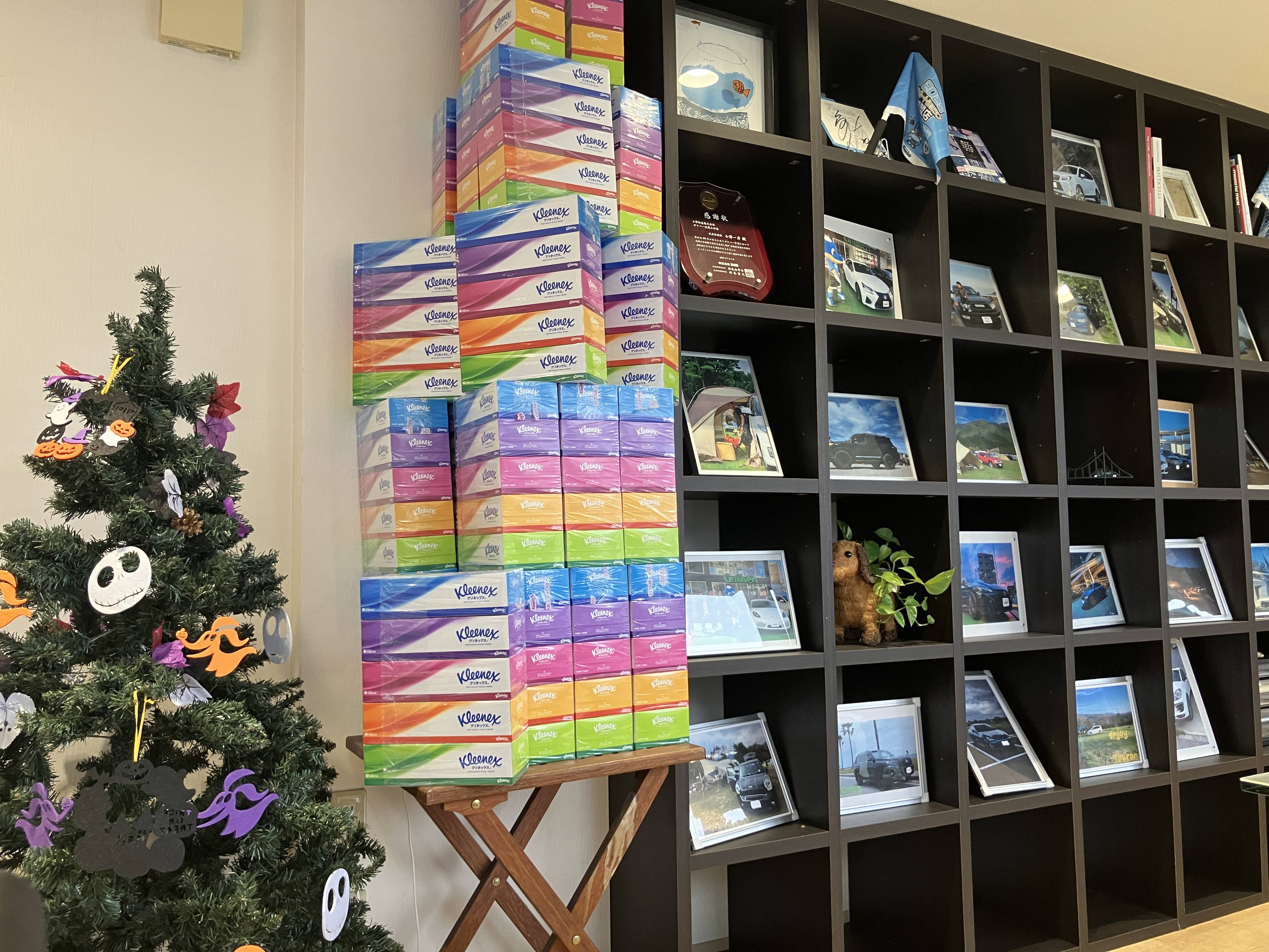 BOXティッシュタワー