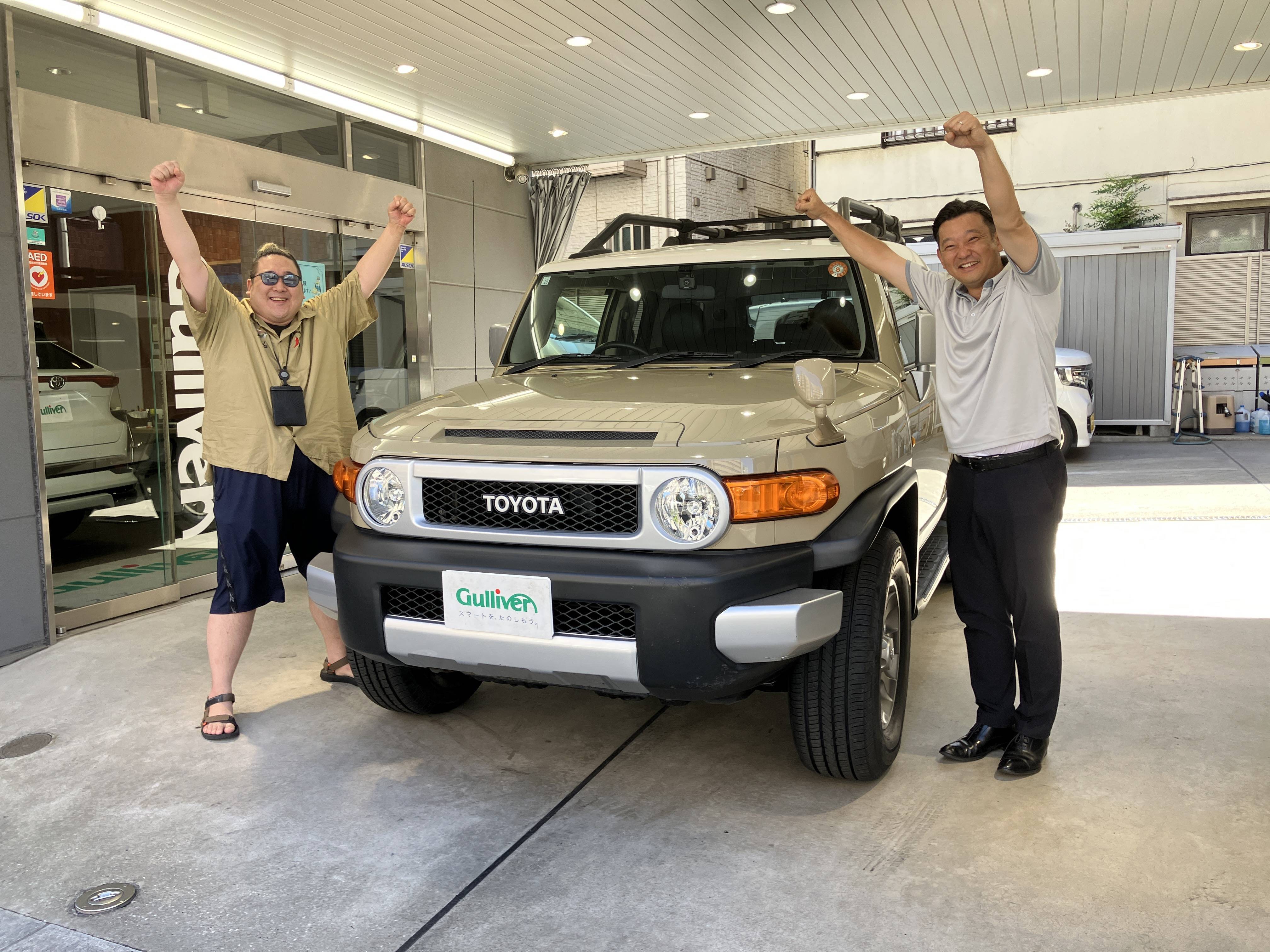 祝　FJクルーザーご納車♪