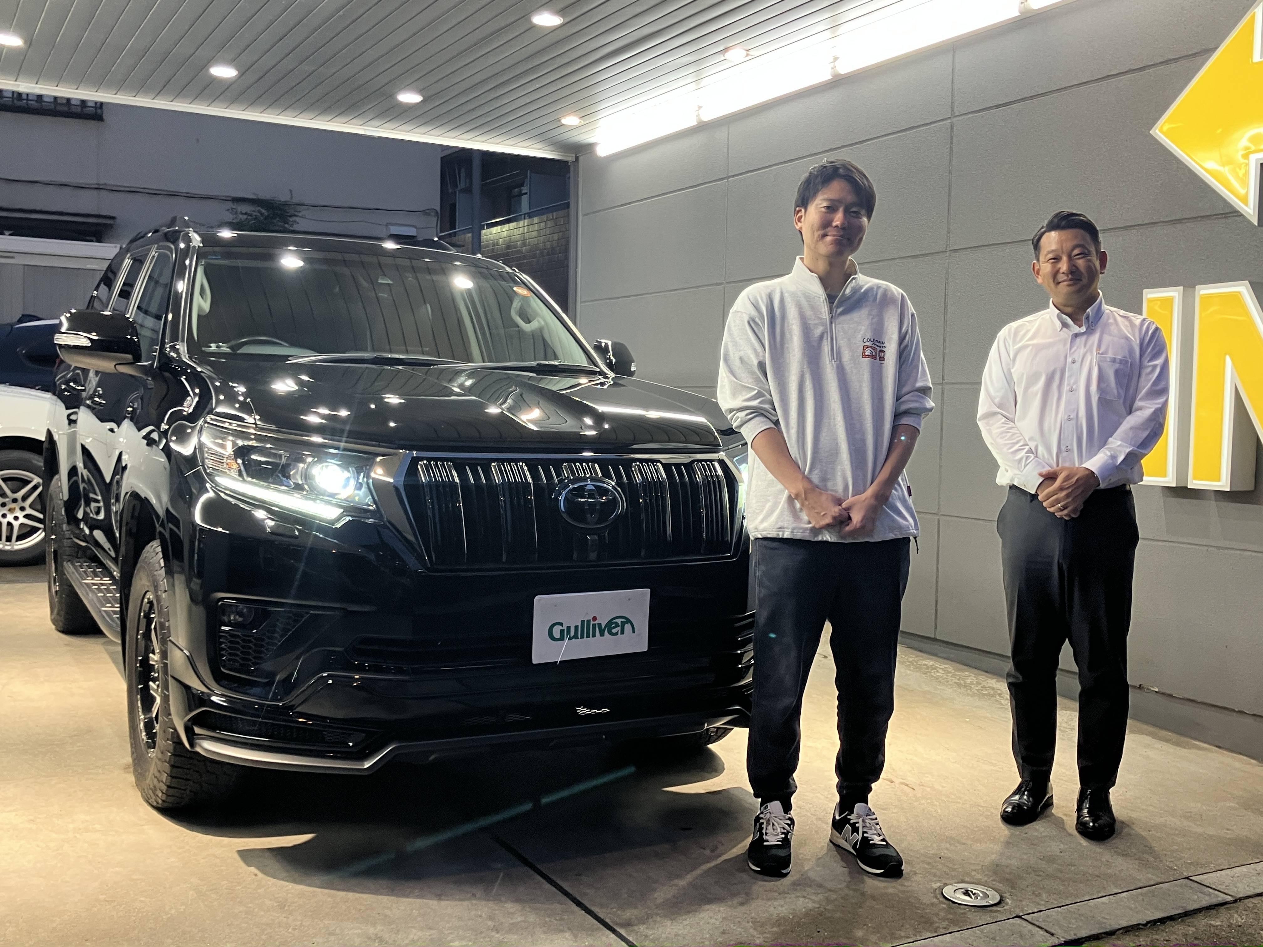 祝　ランドクルーザープラドご納車♪