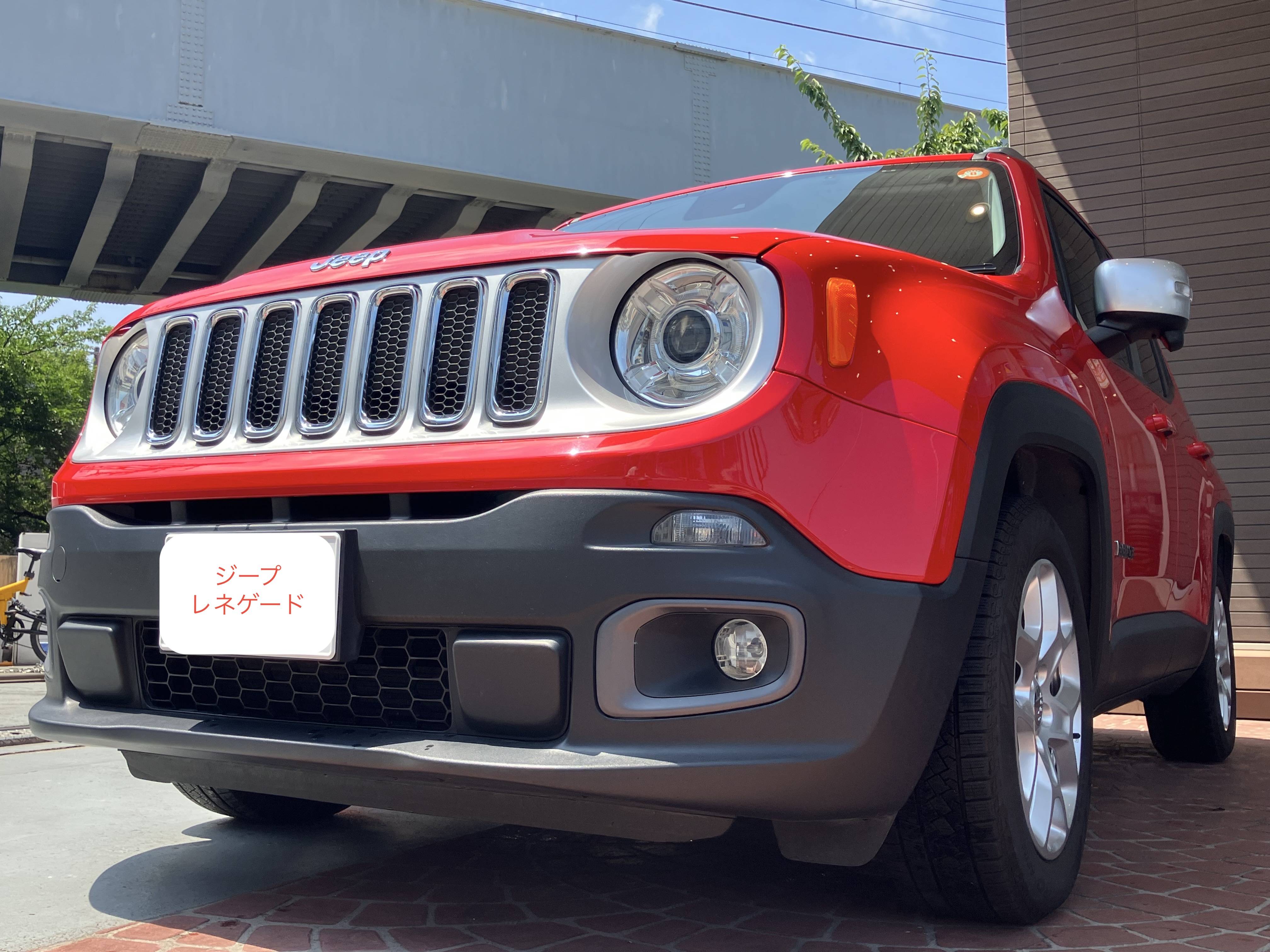 いつもありがとうございます！ジープレネゲード車検、修理完了いたしました！01