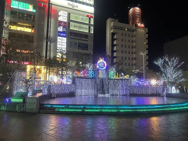 素敵なイルミネーション！　郡山駅