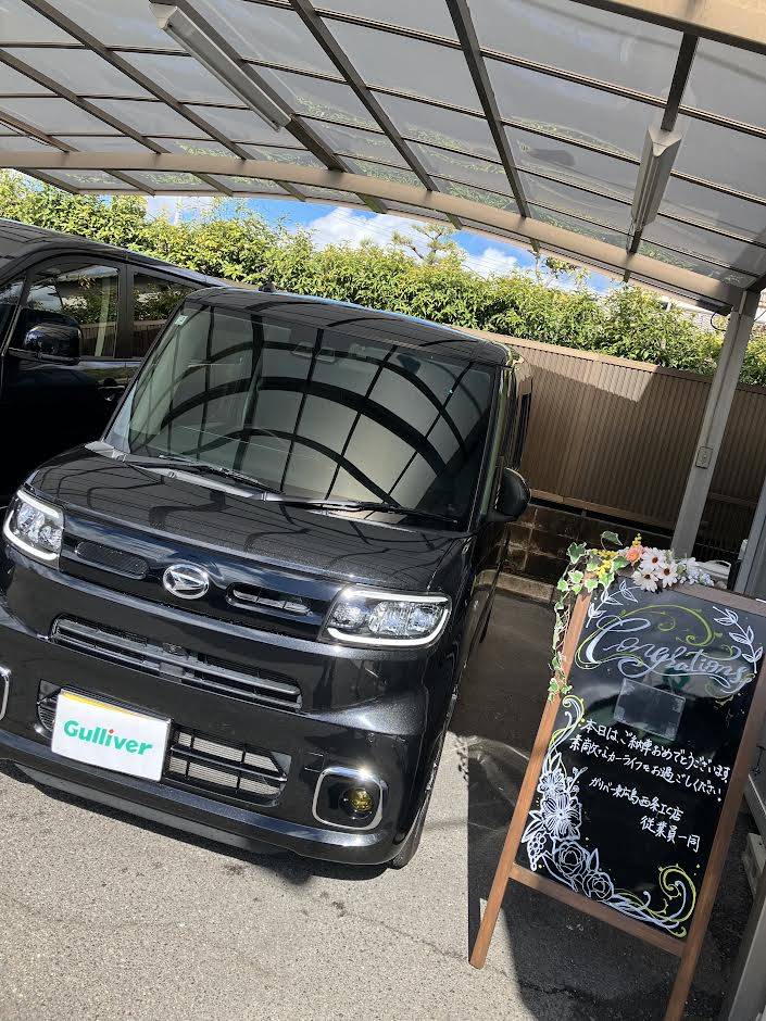 ダイハツ　タントをご購入いただいたI様の「マイカー記念日」