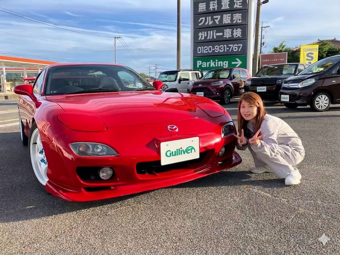 T様から、とても熱いお車のご売却をお任せいただきました！！RX-7でRす！！ありがとうございます