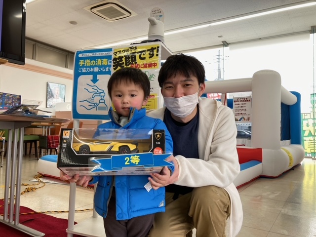 【お子様イベント】お見事!!2等おめでとうございます!!!