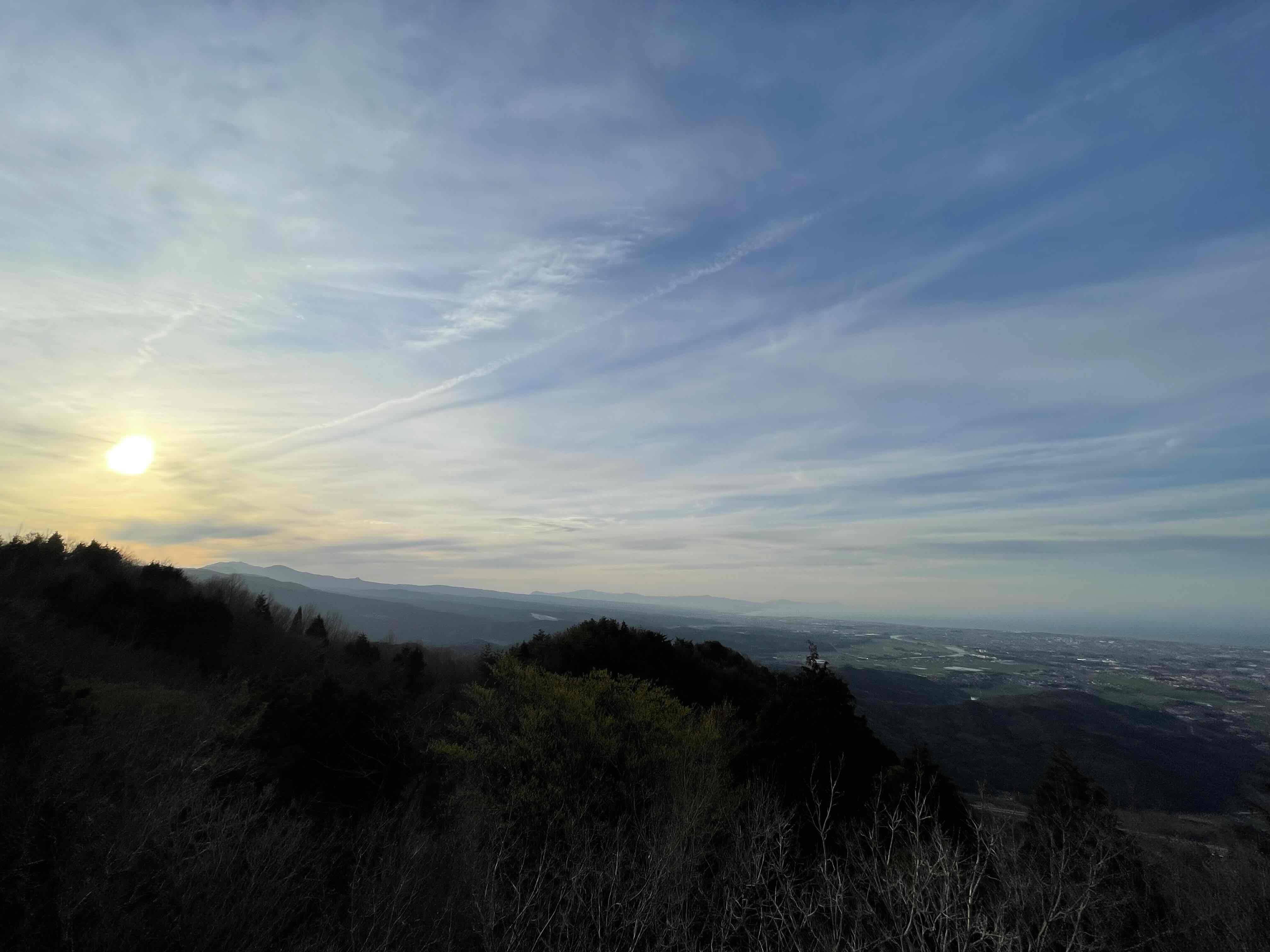 キレイな夕日でした