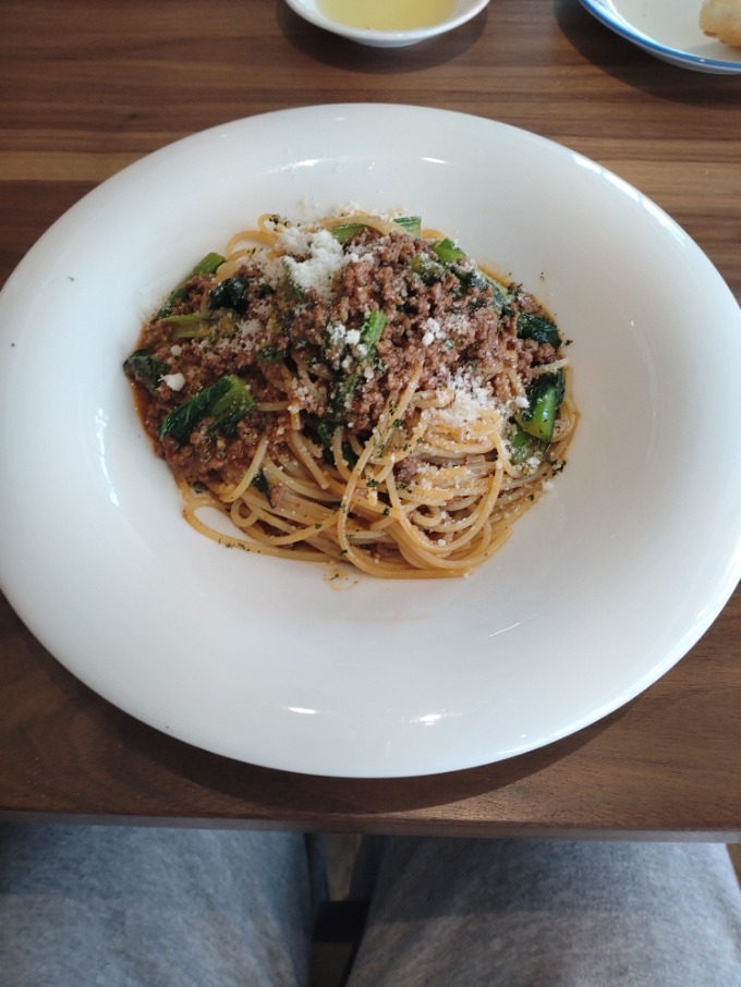 久々のパスタ！