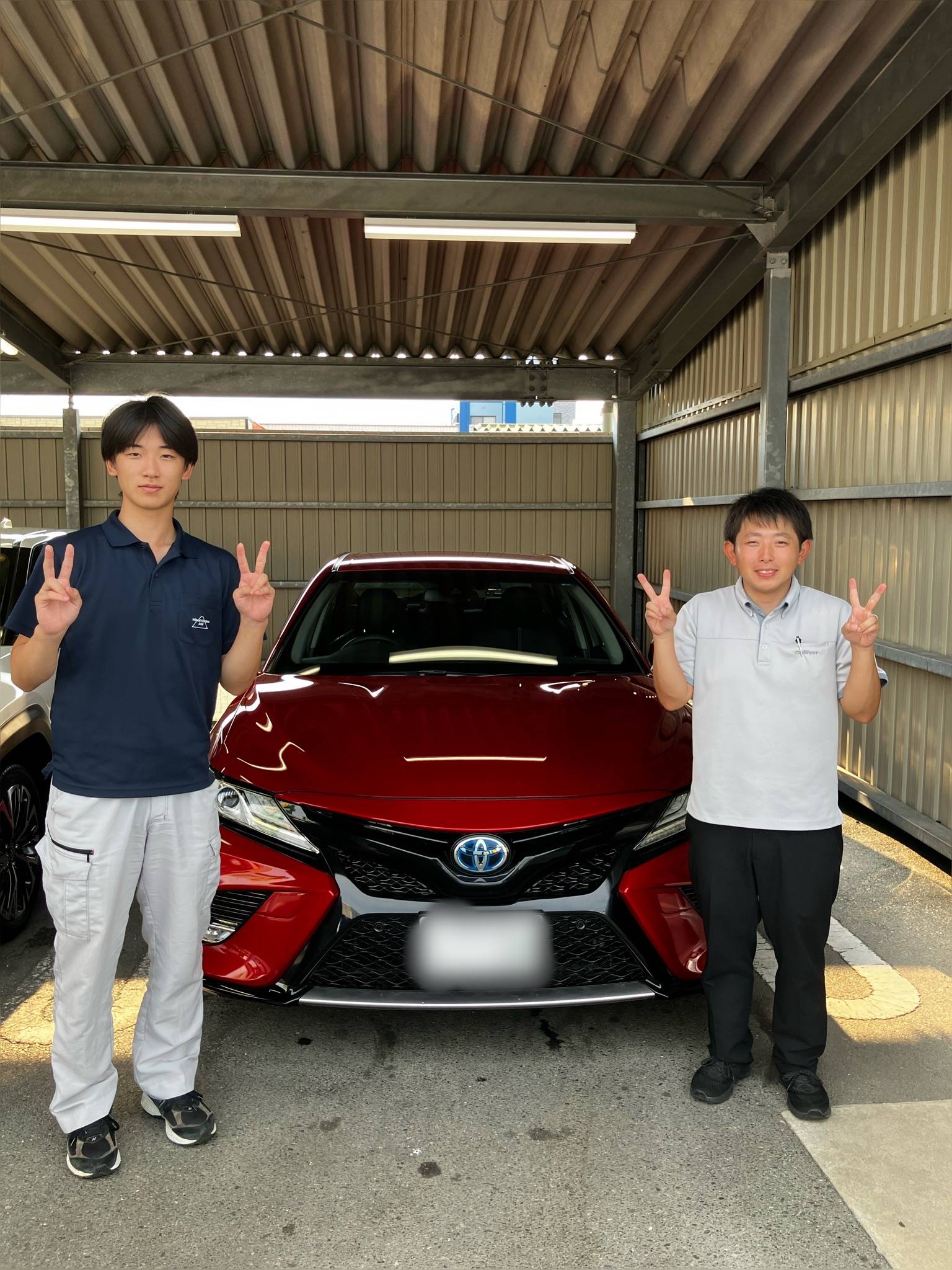 カムリを納車させていただきました！！